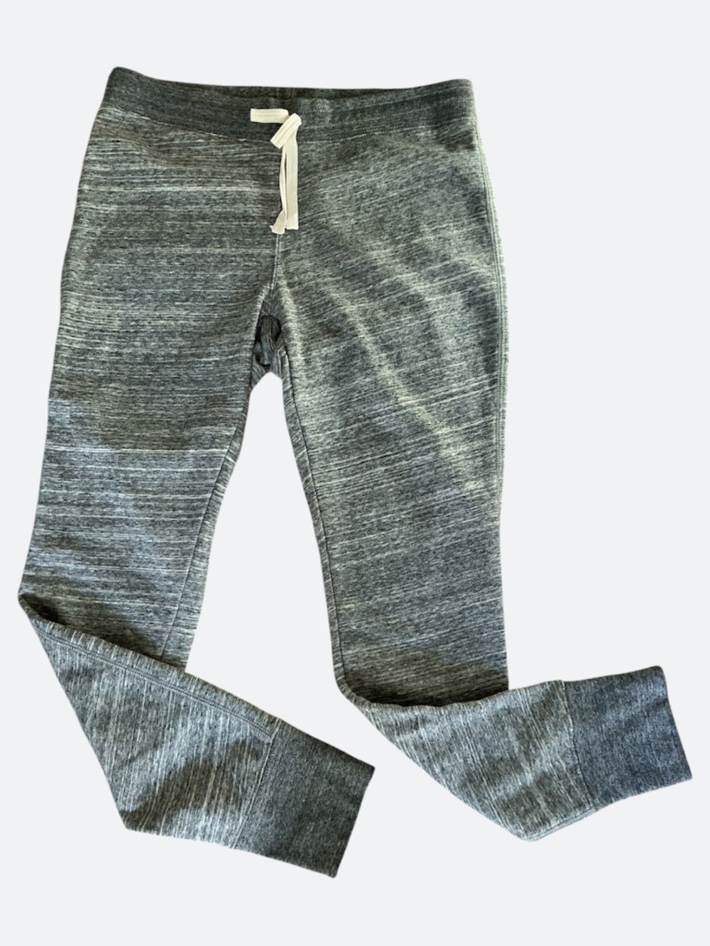J Crew Marled Grey Saturday Pants Fleece Lined Sweatpants Joggers SZ S